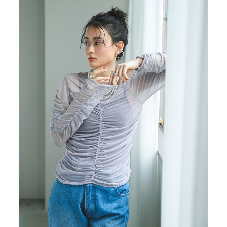 シアーギャザートップス 韓国 夢展望 | 夢展望 | 詳細画像29 