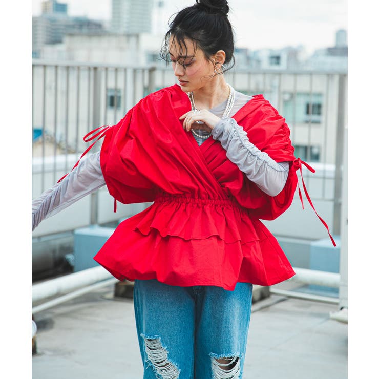 シアーギャザートップス 韓国 夢展望 | 夢展望 | 詳細画像32 