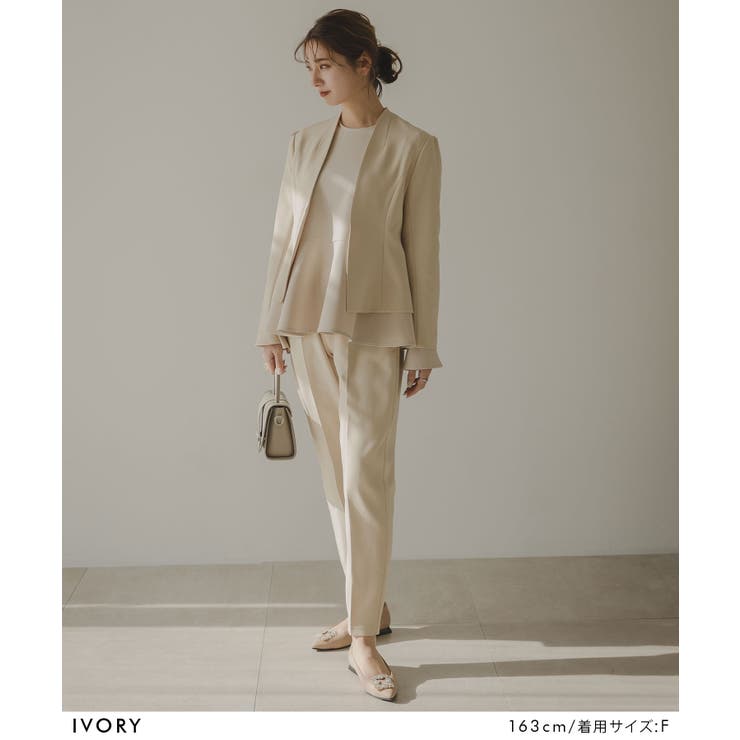 ジャケット・ブラウス・パンツスーツ3点セット 韓国 夢展望 | 夢展望 | 詳細画像33 