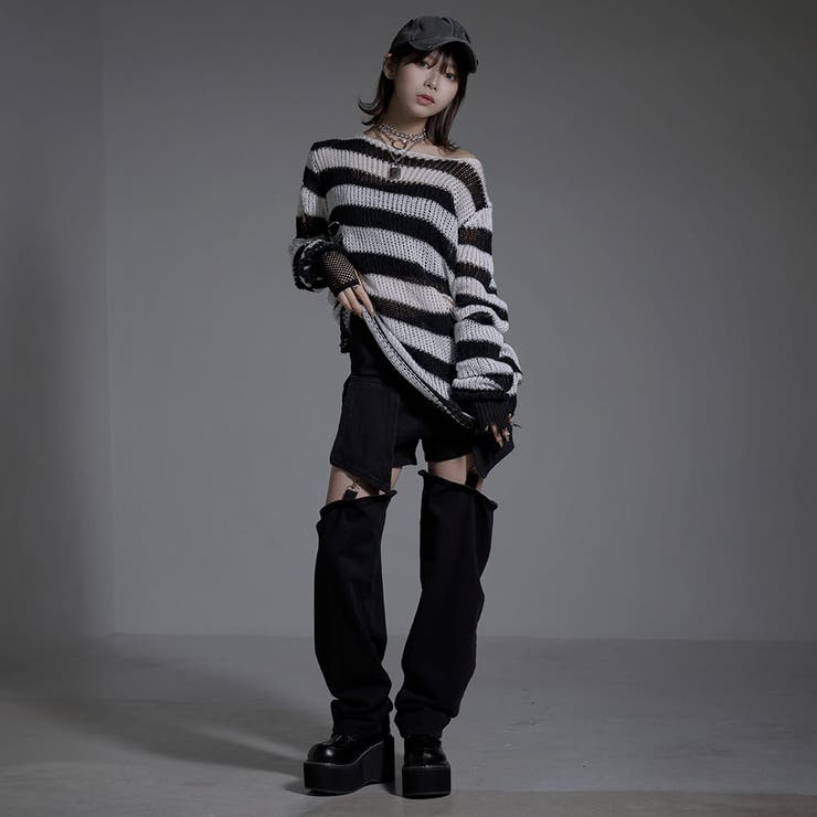 サブジラ系定番ボーダーニット 韓国 夢展望 | 夢展望 | 詳細画像10 