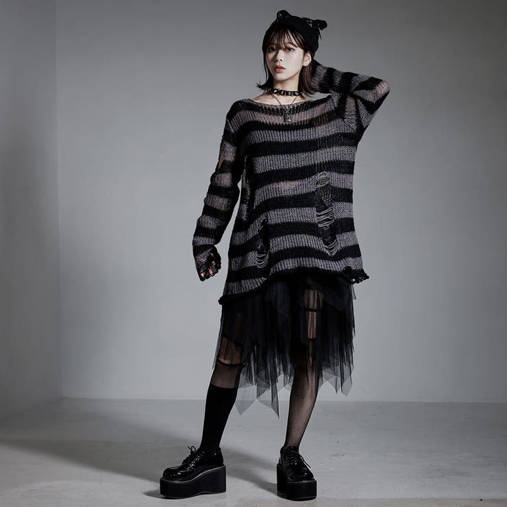 サブジラ系定番ボーダーニット 韓国 夢展望 | 夢展望 | 詳細画像14 