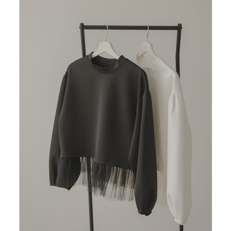 チュールフリルドッキングプルオーバー 韓国 夢展望 | 夢展望 | 詳細画像13 