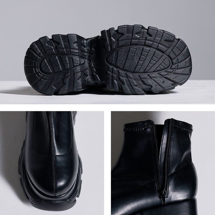 厚底Y2Kハイカットスニーカーブーツ【ストレッチ】 韓国  夢展望[品番：YU000046824]｜夢展望（ユメテンボウ）のレディースファッション通販｜SHOPLIST（ショップリスト）