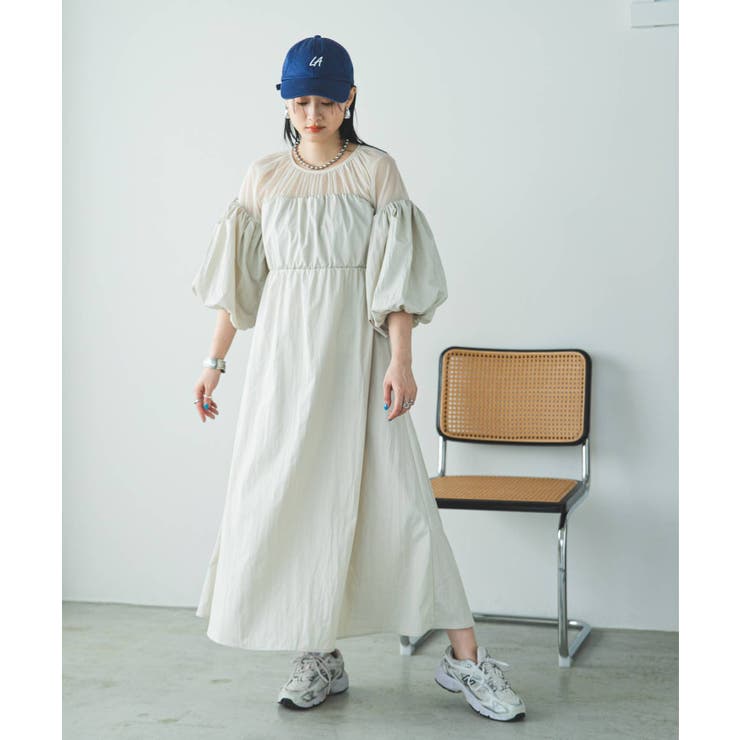 タフタ×チュールドッキングワンピース 韓国 夢展望 bohmal(ボマール) | 夢展望 | 詳細画像14 