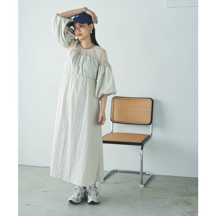 タフタ×チュールドッキングワンピース 韓国 夢展望 bohmal(ボマール) | 夢展望 | 詳細画像16 