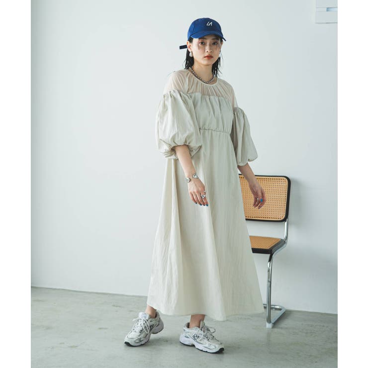 タフタ×チュールドッキングワンピース 韓国 夢展望 bohmal(ボマール) | 夢展望 | 詳細画像18 