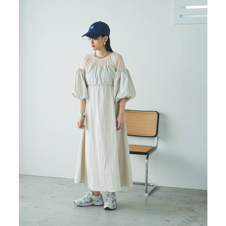 タフタ×チュールドッキングワンピース 韓国 夢展望 bohmal(ボマール) | 夢展望 | 詳細画像20 