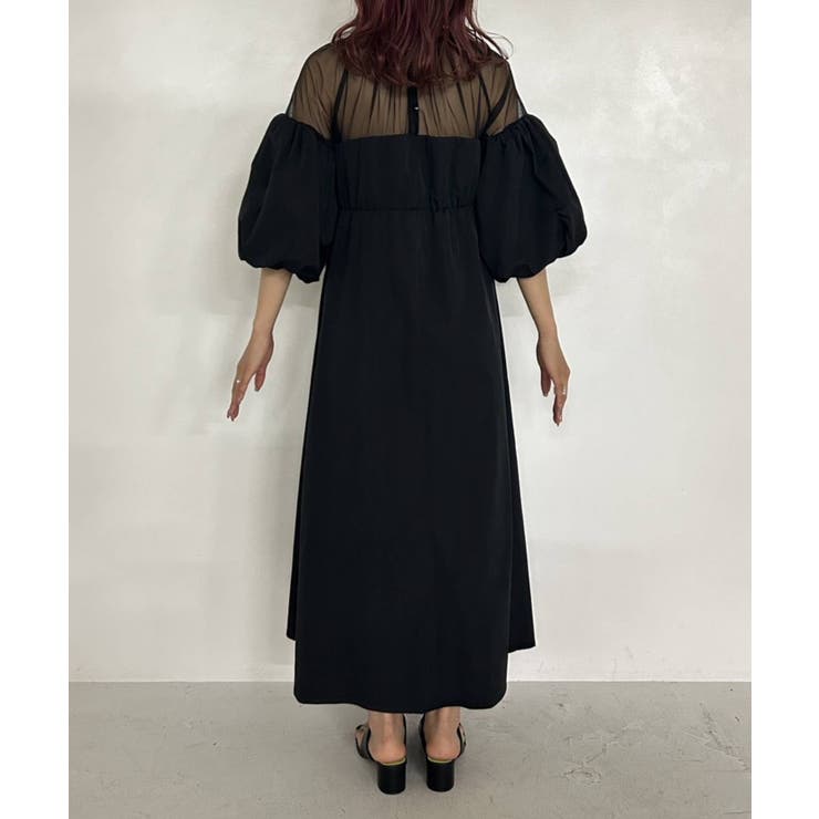 タフタ×チュールドッキングワンピース 韓国 夢展望 bohmal(ボマール) | 夢展望 | 詳細画像26 