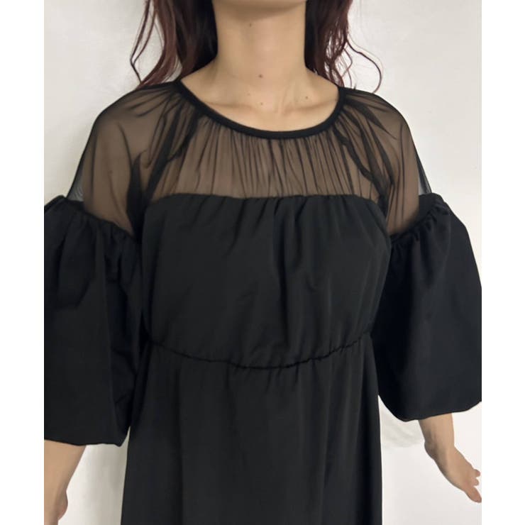 タフタ×チュールドッキングワンピース 韓国 夢展望 bohmal(ボマール) | 夢展望 | 詳細画像28 