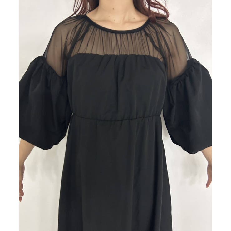 タフタ×チュールドッキングワンピース 韓国 夢展望 bohmal(ボマール) | 夢展望 | 詳細画像29 