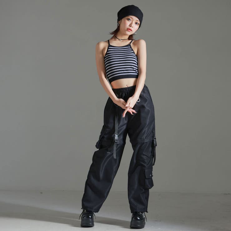 短丈肌魅せリブキャミソール 韓国 夢展望 | 夢展望 | 詳細画像10 