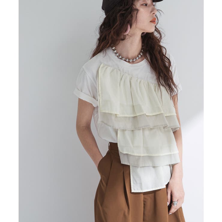 ボリュームラッフルTシャツ 韓国 夢展望 | 夢展望 | 詳細画像6 
