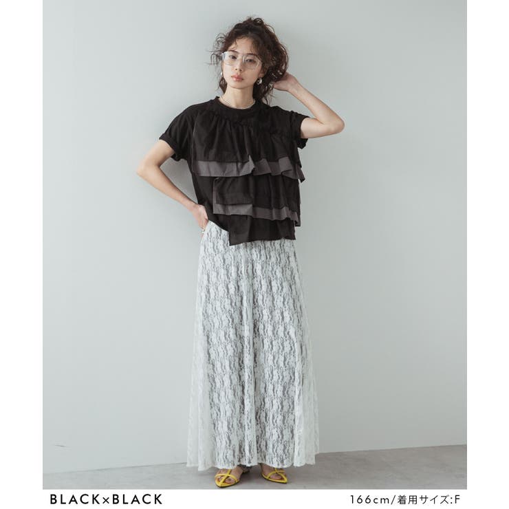 ボリュームラッフルTシャツ 韓国 夢展望 | 夢展望 | 詳細画像11 