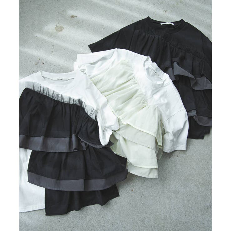 ボリュームラッフルTシャツ 韓国 夢展望 | 夢展望 | 詳細画像15 