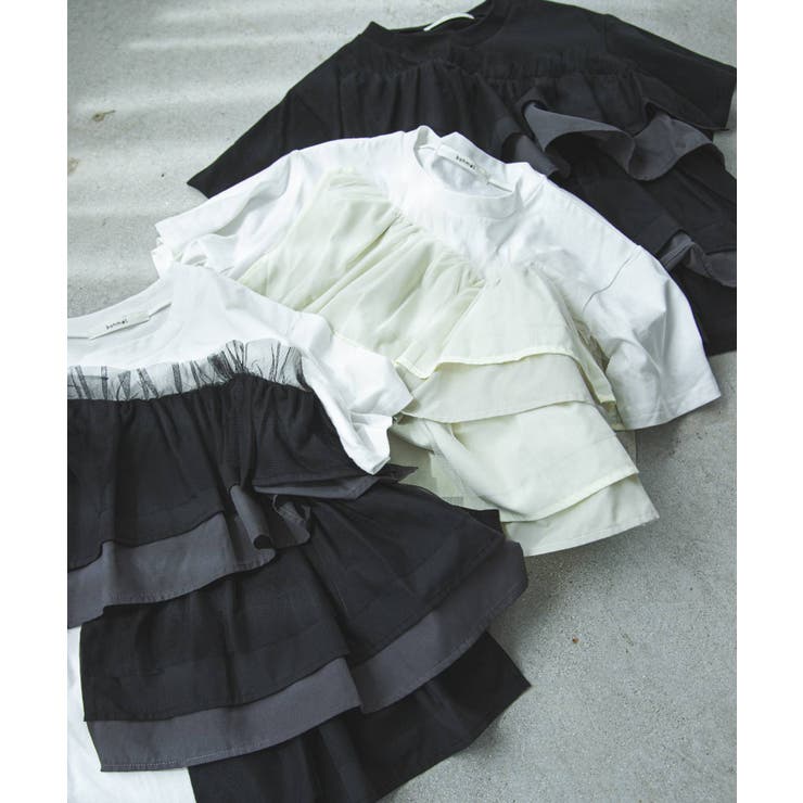 ボリュームラッフルTシャツ 韓国 夢展望 | 夢展望 | 詳細画像16 