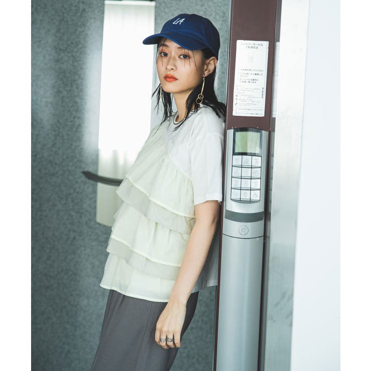 ボリュームラッフルTシャツ 韓国 夢展望 | 夢展望 | 詳細画像18 