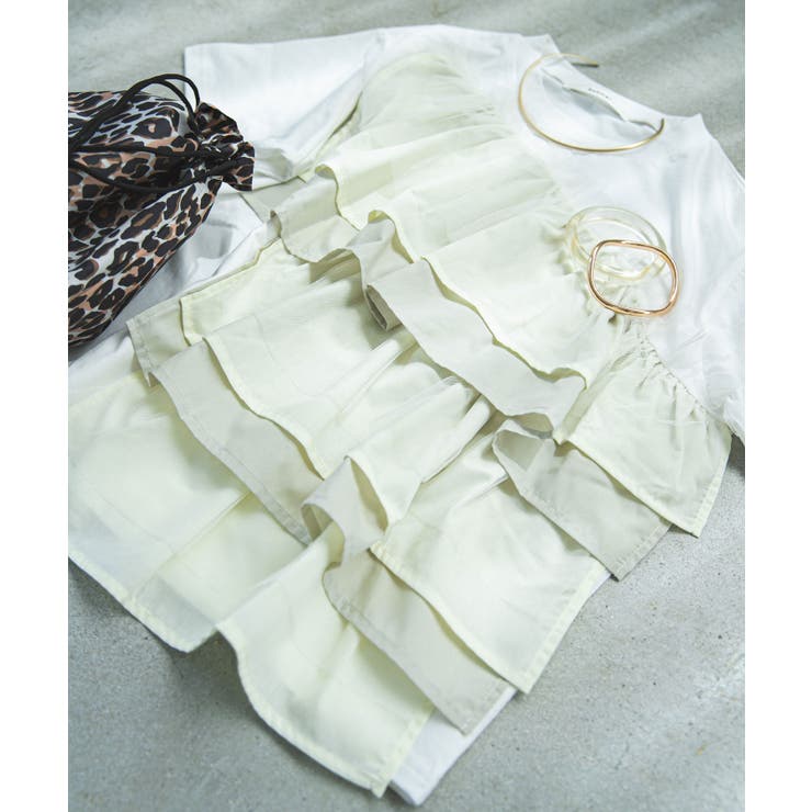 ボリュームラッフルTシャツ 韓国 夢展望 | 夢展望 | 詳細画像25 