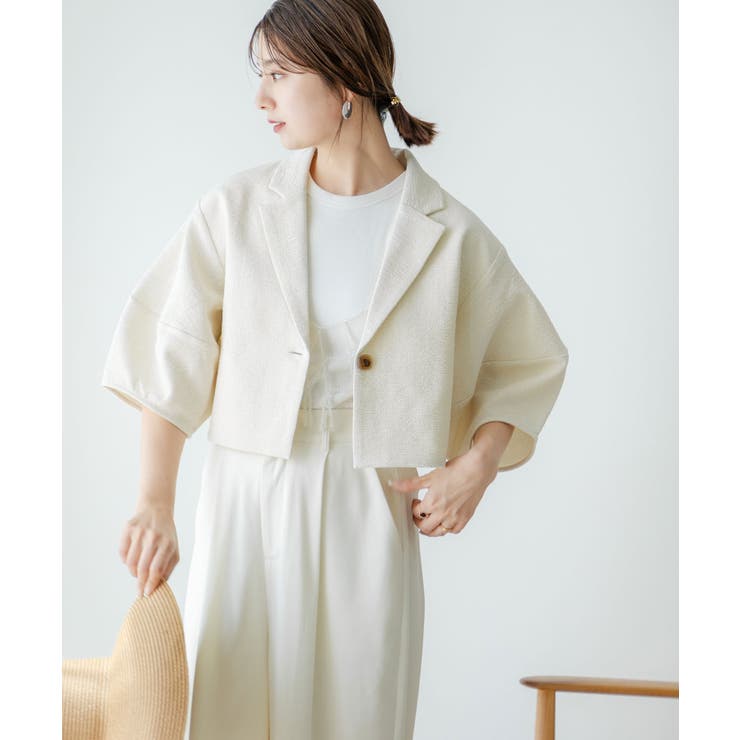 ランタンスリーブテーラードジャケット 韓国 夢展望 | 夢展望 | 詳細画像5 