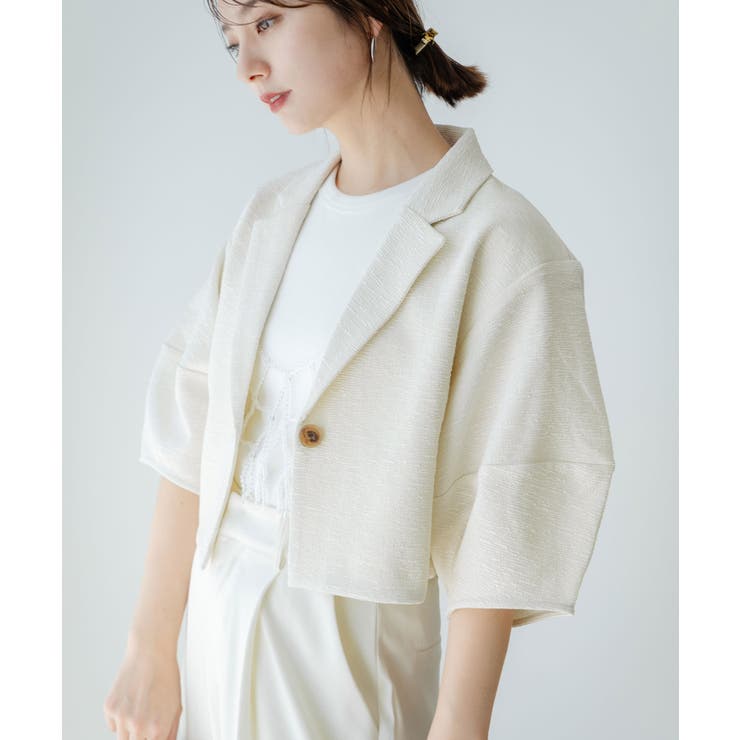 ランタンスリーブテーラードジャケット 韓国 夢展望 | 夢展望 | 詳細画像6 