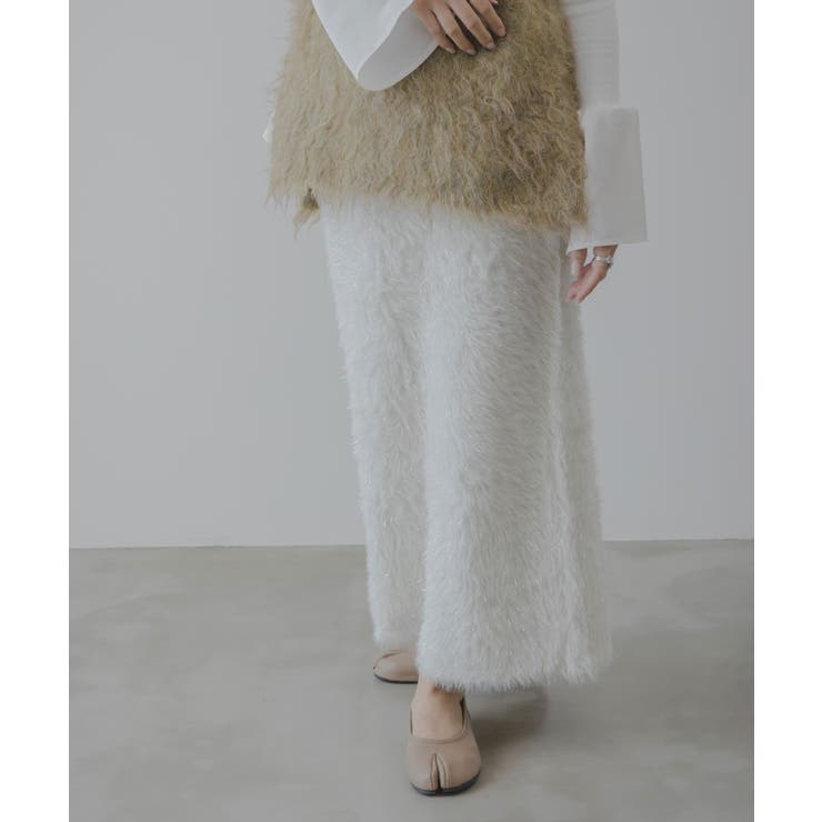 ラメフェザーヤーンスカート 韓国 夢展望 | 夢展望 | 詳細画像3 