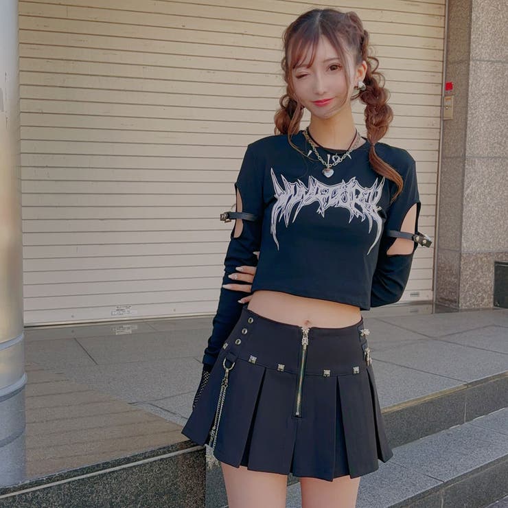 スタッズギャルスカパン 韓国 夢展望[品番：YU000046902]｜夢