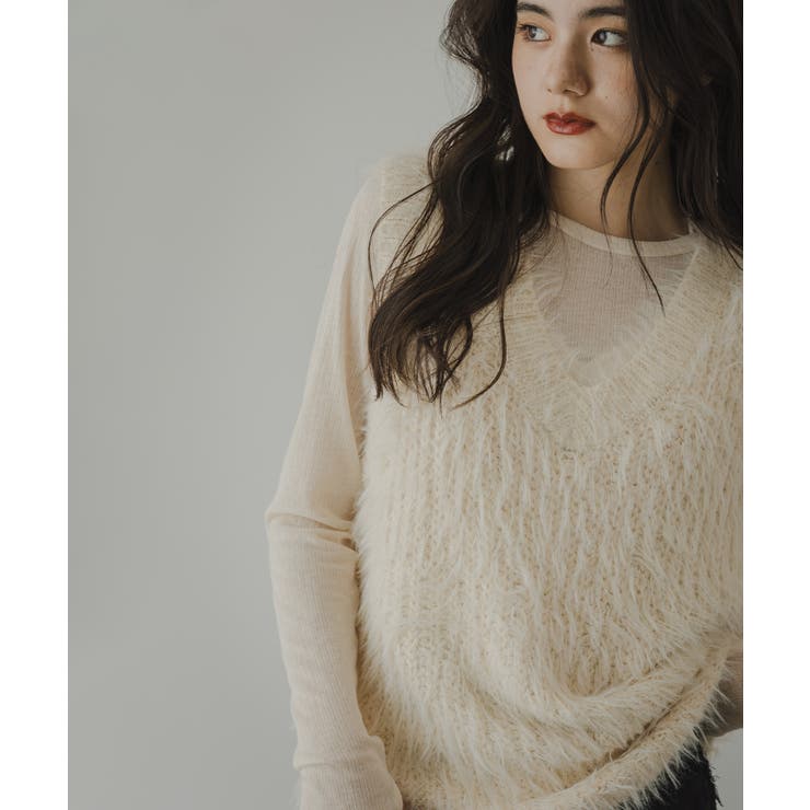 フェザーヤーンVネックベスト 韓国 夢展望 | 夢展望 | 詳細画像12 