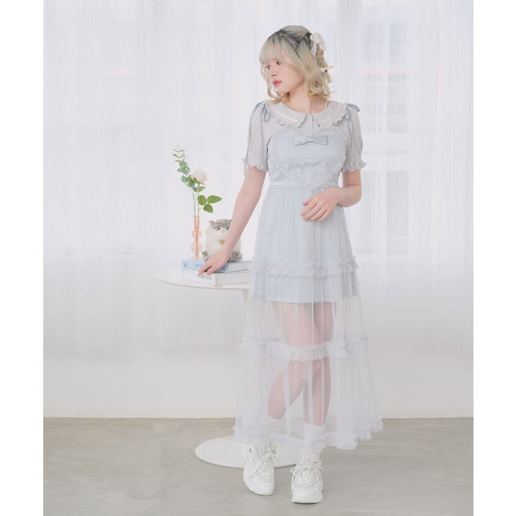 フリル襟ポロトップス 量産型 地雷系 夢展望 | DearMyLove | 詳細画像14 