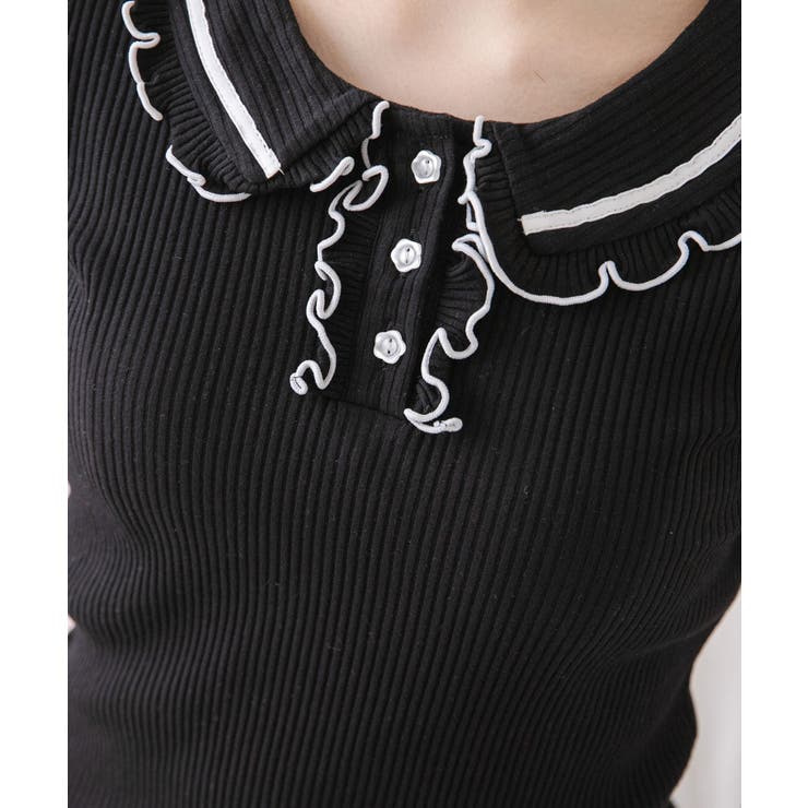 フリル襟ポロトップス 量産型 地雷系 夢展望 | DearMyLove | 詳細画像26 