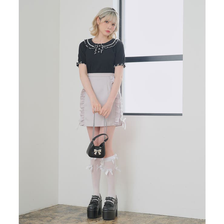 フリル襟ポロトップス 量産型 地雷系 夢展望 | DearMyLove | 詳細画像28 