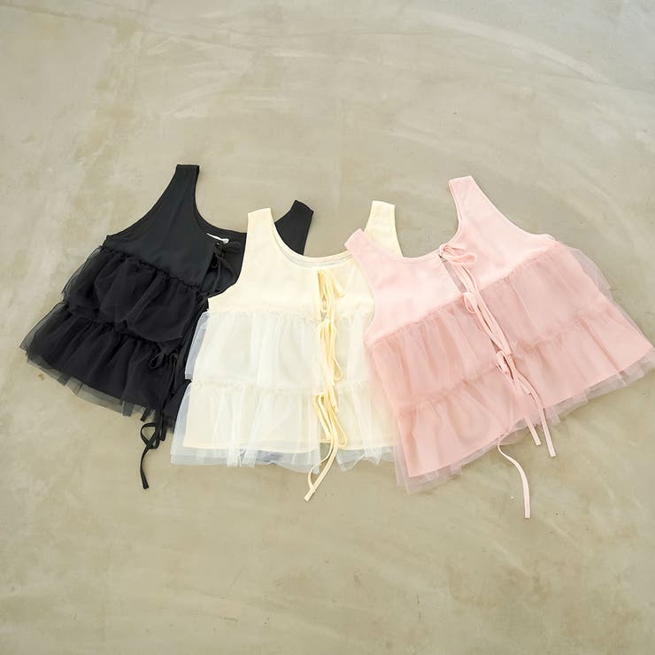 フロントリボンチュールベスト 韓国 夢展望 | 夢展望 | 詳細画像2 