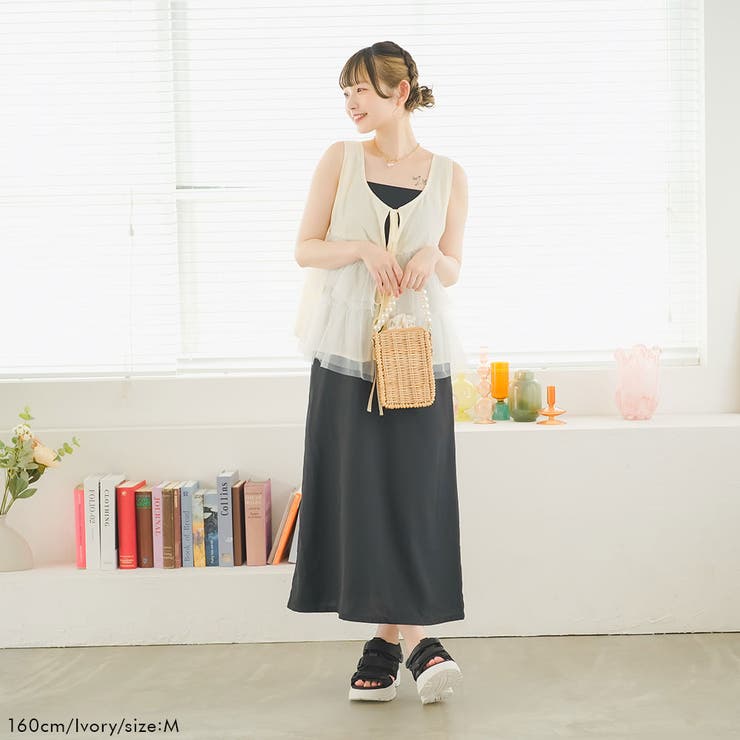 フロントリボンチュールベスト 韓国 夢展望 | 夢展望 | 詳細画像4 