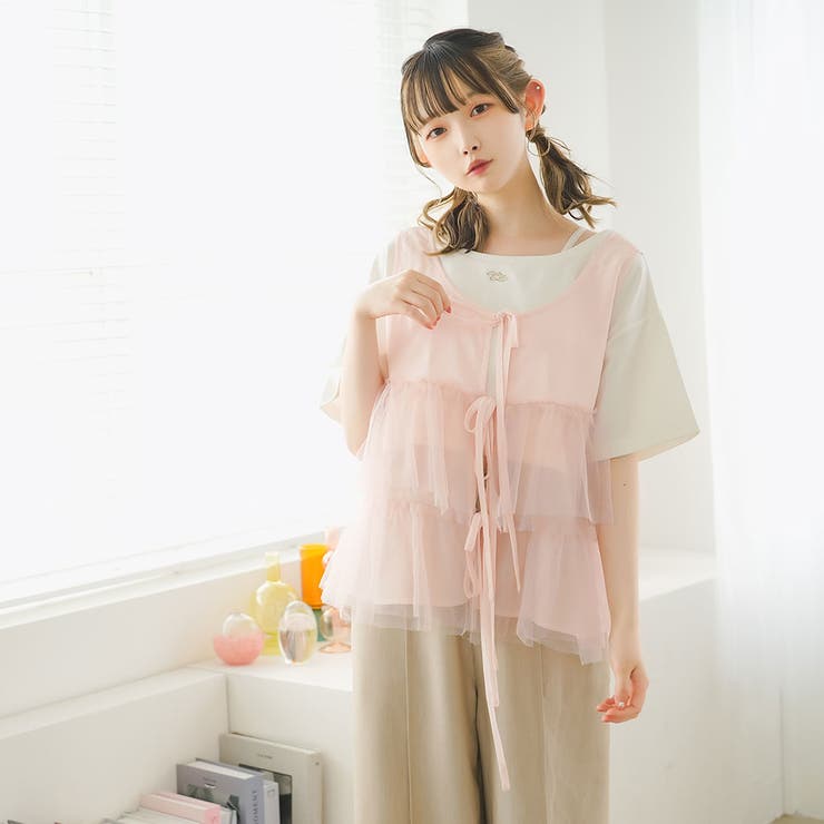 フロントリボンチュールベスト 韓国 夢展望 | 夢展望 | 詳細画像9 