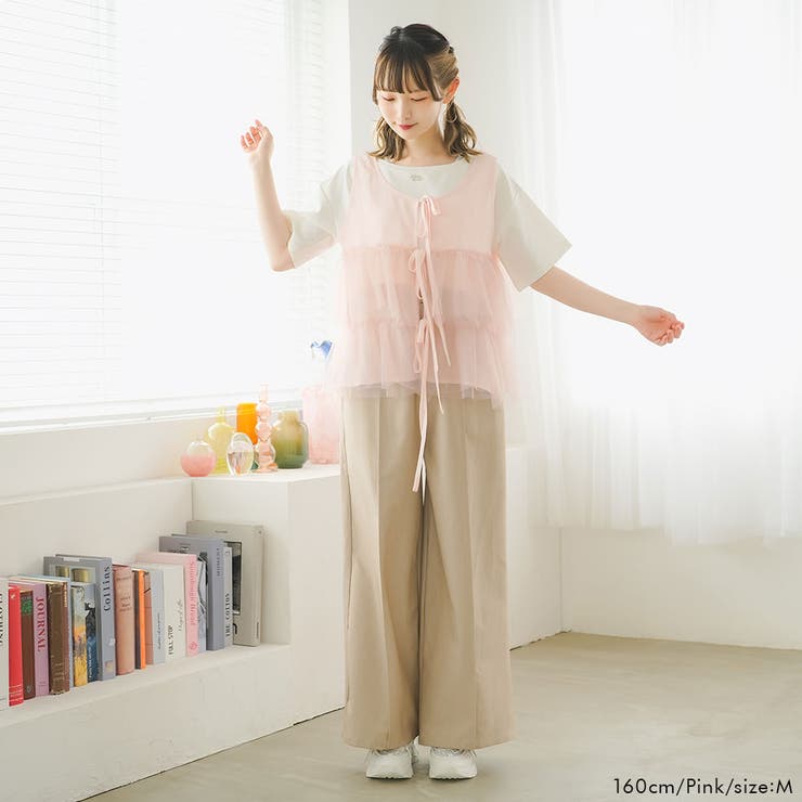 フロントリボンチュールベスト 韓国 夢展望 | 夢展望 | 詳細画像10 