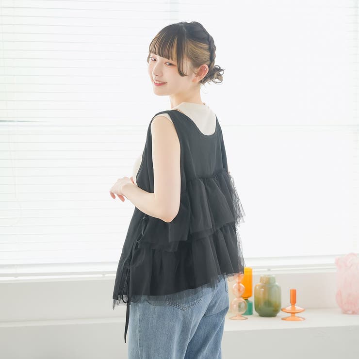 フロントリボンチュールベスト 韓国 夢展望 | 夢展望 | 詳細画像16 