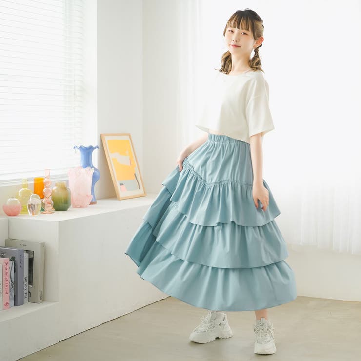 クロップドロゴ刺繍Tシャツ 韓国 夢展望 | 夢展望 | 詳細画像4 