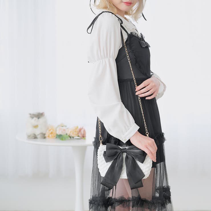 2wayリボンガーリーバッグ 量産型 地雷系 夢展望 | DearMyLove | 詳細画像6 