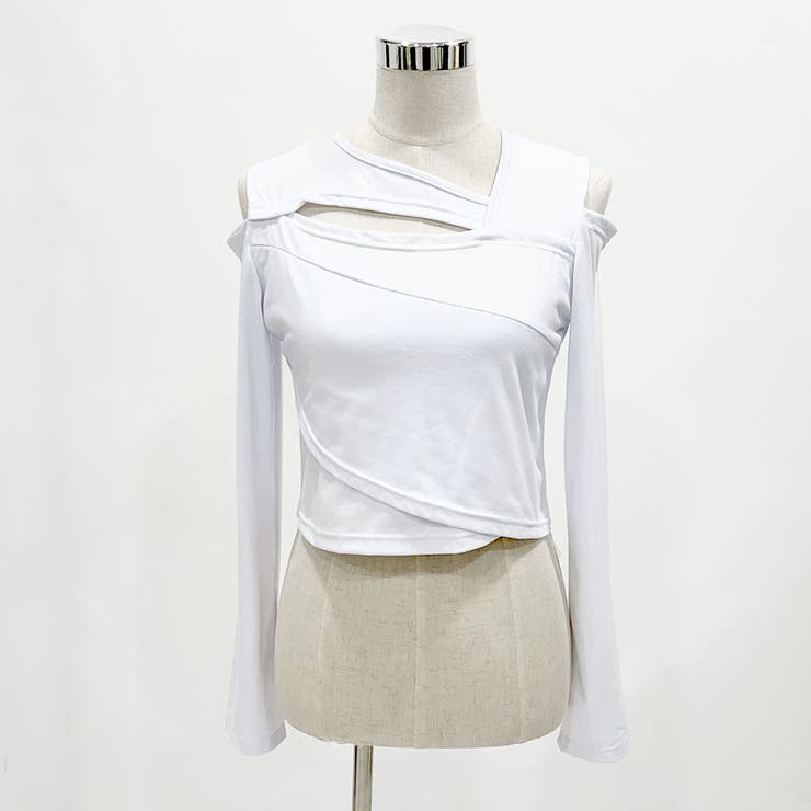 アシメントリーカットデザイントップス 韓国 夢展望 | 夢展望 | 詳細画像11 