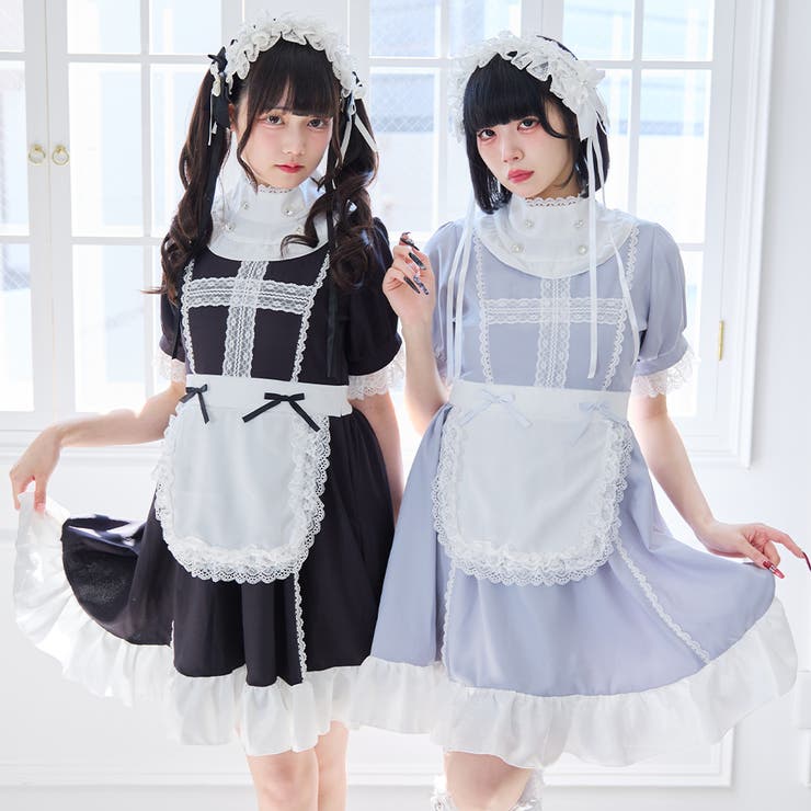 ナースメイドレースワンピース 量産型 地雷系 夢展望 | DearMyLove | 詳細画像5 