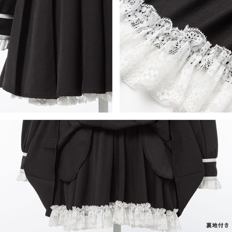 ハートレースリボンセーラーワンピース 量産型 地雷系 夢展望 | DearMyLove | 詳細画像35 