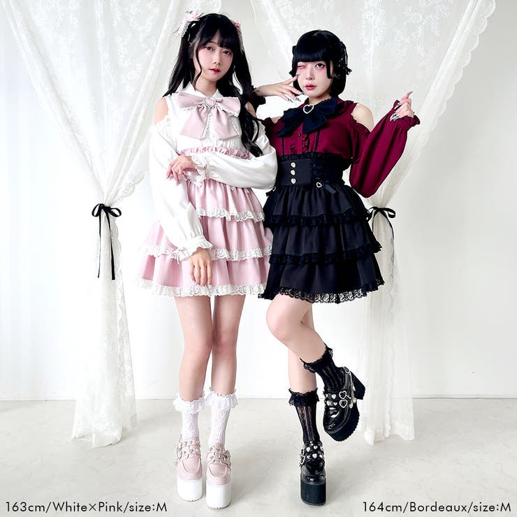 地雷系 ブラウス DearMyLove NOEMIE サックス ブルー 公式】かわいい量産型・地雷系のレディースファッションブランド