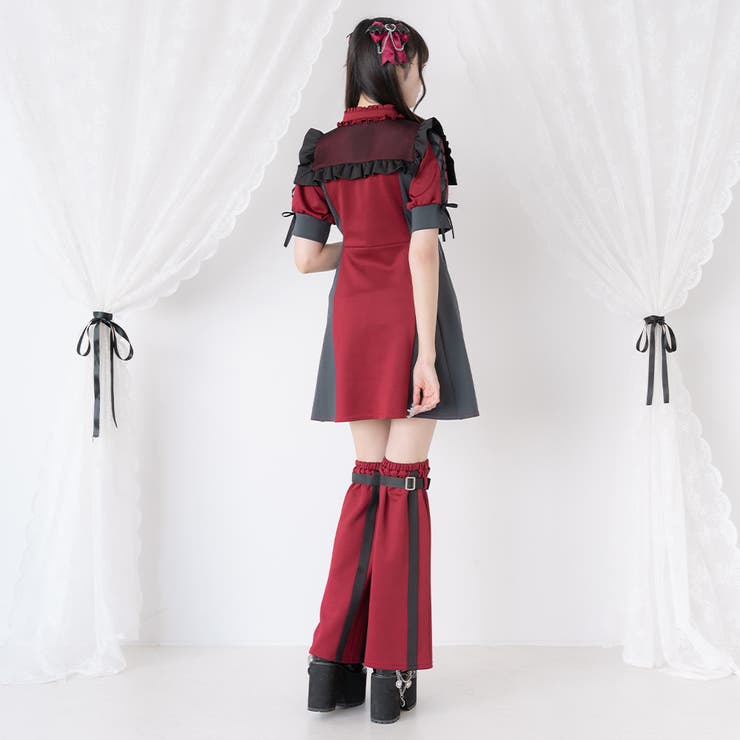 【たぴこ】オーダーヨークワンピース Olu. pick up item #ショルダーフリルタックワンピース ¥12,000