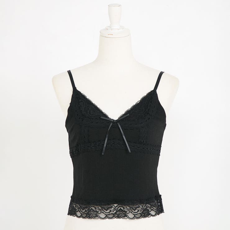 レースキャミor透け蝶々キャミ選べるカットソー 韓国 夢展望 | 夢展望 | 詳細画像20 
