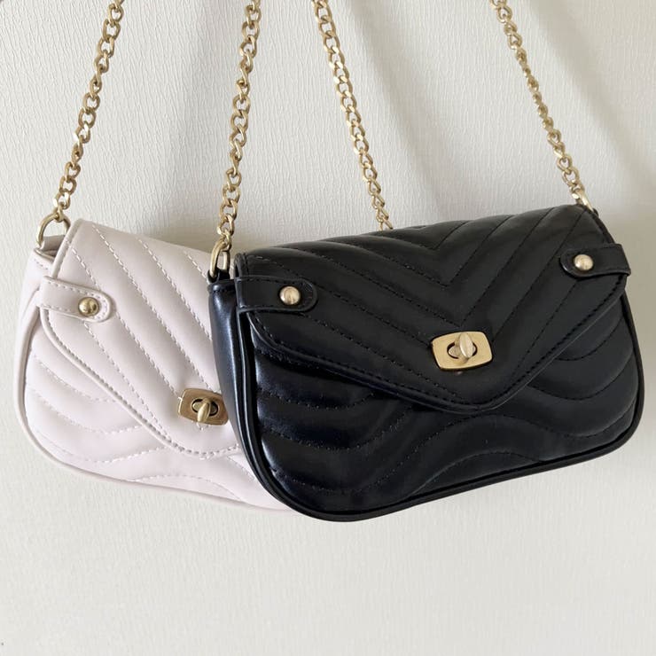 ミニポーチ付きキルティングチェーンクロスバッグ 韓国 夢展望 | 夢展望 | 詳細画像7 