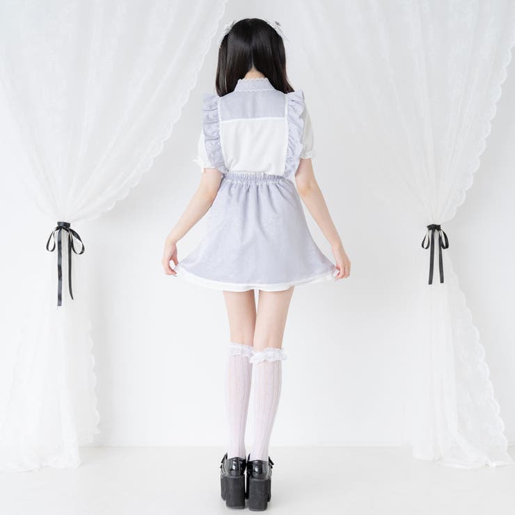 チャイナショルダーウィングブラウス 量産型 地雷系 夢展望 | DearMyLove | 詳細画像8 