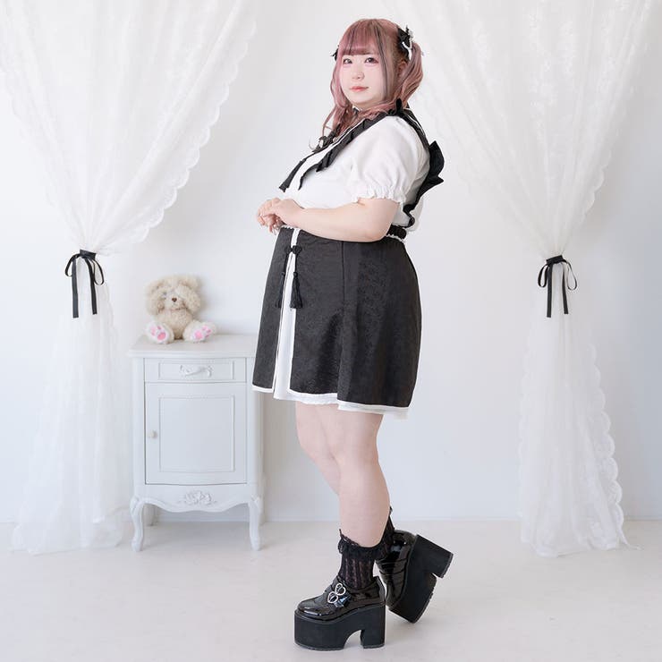 チャイナショルダーウィングブラウス 量産型 地雷系 夢展望 | DearMyLove | 詳細画像3 