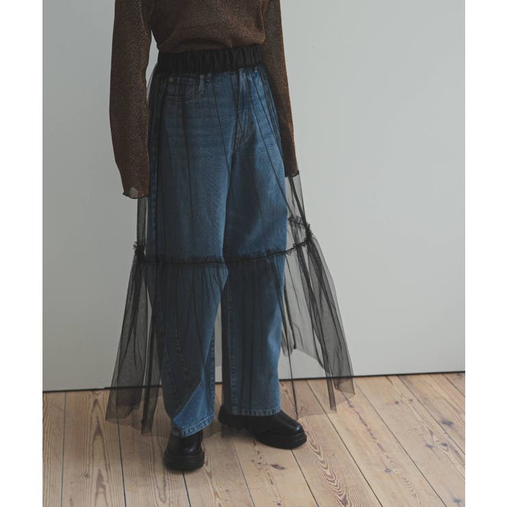 タフタ×チュールレイヤードスカート 韓国 夢展望 | 夢展望 | 詳細画像23 