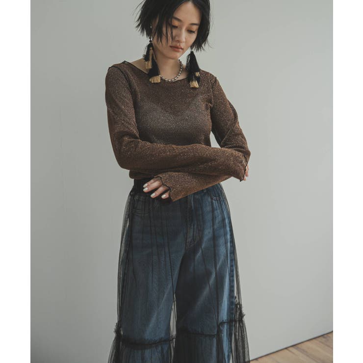 タフタ×チュールレイヤードスカート 韓国 夢展望 | 夢展望 | 詳細画像28 