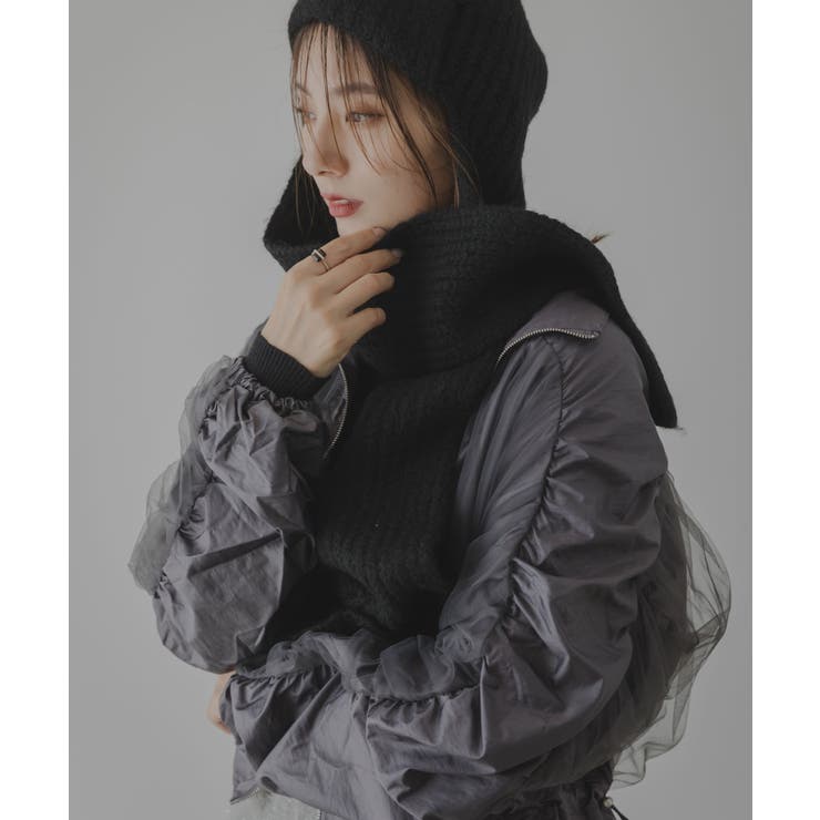シャイニー×チュールシャーリングブルゾン 韓国 夢展望 | 夢展望 | 詳細画像11 