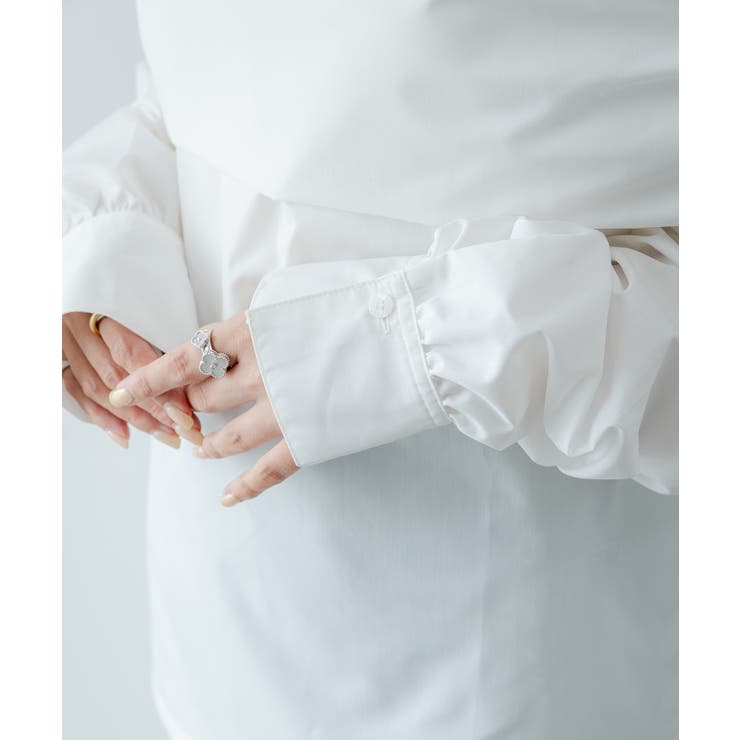 ブロードオフショルブラウス 韓国 夢展望 | 夢展望 | 詳細画像22 