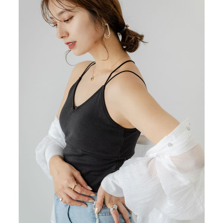 カップ付きバッククロスキャミ 韓国 夢展望 | 夢展望 | 詳細画像11 